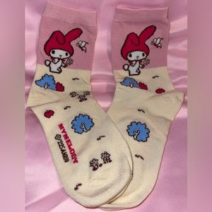 My Melody Crew Socks